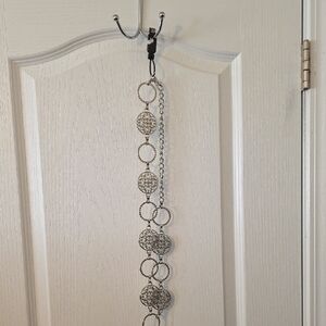 NWOT SILVER FILIGREE CIRCLE LINK BELT